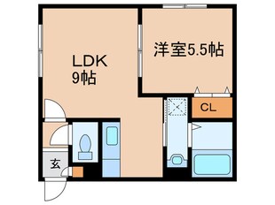 ボヌ－ル月寒の物件間取画像